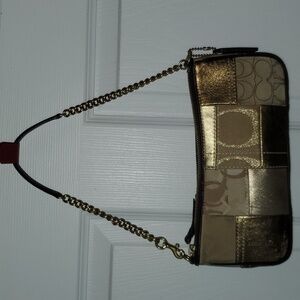Y2k Gold Patch SM purse
